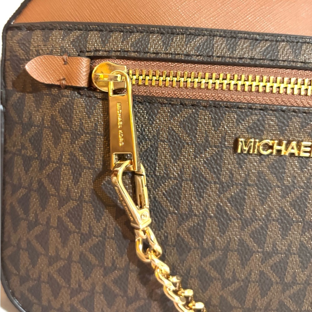 Michael Kors Mk Signature Print Canvas Shoulder H… - image 8